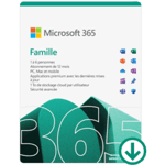 Microsoft 365 Famille - 6 utilisateurs - Renouvellement 1 an