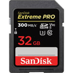 SanDisk Extreme Pro SDXC 32GB 300MB/S UHS-II V90