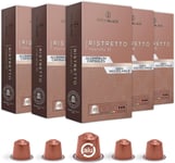 Brewblack Ristretto 50 Aluminium Coffee Pods Compatible with Nespresso Original 