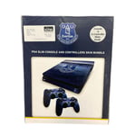 Everton Football Skin Bundle (Size OSFA) PS4 Slim Console Controllers Set - New