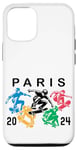 Coque pour iPhone 14 Pro Paris France Skateboard
