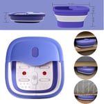 Foldable Bath Foot Bucket Spa Massager Electric Pedicure Tub w/ Heating & Roller