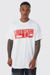 Men's Oversized American Pie License T-Shirt - White - Xs, White