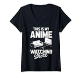 Womens Anime Otaku Japan Japanese - Cosplay Kawaii Manga V-Neck T-Shirt