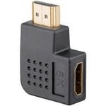 HDMI™/HDMI™ vinklad adapter 90° 8K@60Hz