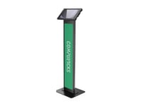 Compulocks Galaxy Tab A9 Apex Enclosure Brandable Floor Stand Black - Ställ - För Surfplatta - Märkningsbar - Låsbar - Metallram - Svart - Skärmstorlek: 8.7" - Golvstående - För Samsung Galaxy Tab A9