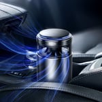 Baseus Usb Auto Car Air Purifier Ionic Negative True Hepa Filter Black