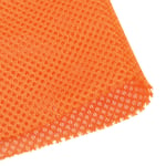 sourcing map Orange Speaker Mesh Grill Cloth (not cane webbing) Stereo Box Fabric Dustproof Cloth 50cm x 160cm 20 inches x 63 inches