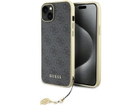 Guess Guess GUHCP15MGF4GGR iPhone 15 Plus 6.7 szary/grey hardcase 4G Charms Collection