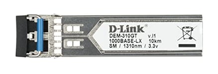 D-Link DEM-311GT Switch Adaptateur Transceiveur mini-Gbic fibre Multi Mode SFP LC 1000Base-SX (550m)