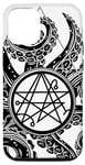 iPhone 12/12 Pro Geometric Lovecraftian Necronomicon Sigil & Black Tentacles Case
