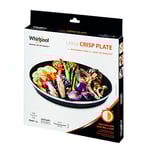 Whirlpool AVM305 Crisp Grand plat pour four à micro-ondes Black,Brown
