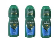 3x Mitchum Powder Fresh 48HR Protection Roll-On Antiperspirant Deodorant 100ml