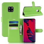 huawei Huawei Mate 20 Pro PU Wallet Case Green