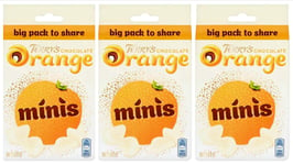 Terry's Chocolate Orange White Minis 140g Bags with Reclosable Seal Pack of 3 Ideal Stocking Filler or Thank You Gift