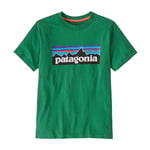 Patagonia Kids P-6 Logo T-Shirt Gather Green S (7-8år)