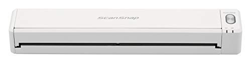 ScanSnap iX100 White - Portable Document Scanner - Rechargeable Wireless A4 Scanner with Wifi and USB