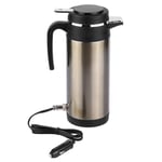 KIMISS 12V Kettle,950ML Car Kettle Stainless Steel Car Electric Kettle Travel Drinking Cup Travel Coffee Mug Water Bottle(12V)
