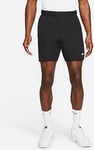 NIKE Men's Nikecourt Dri-fit Advantage Shorts, Black/White, XL