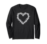 Symbol of Love Valentines Day Roses Coquette Heart Long Sleeve T-Shirt