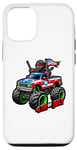iPhone 15 Pro Ninja Riding Monster Truck 4th Of July Independence Day Case