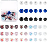 48 Pcs Silicone Earbuds Replacement Tips, Earphone Ear Buds Earphone...