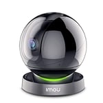 Imou Rex 2MP - Indoor PRO Dome Camera, Full HD 1080P with Auto Tracking, Built In Spotlight and 110dB Siren, AI Human & Abnormal Sound Detection, H.265, Black,IPC-A26LP-imou