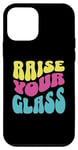 Coque pour iPhone 12 mini I Raise Your Glass Funny For Men Women Kids