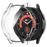 Spigen Thin Fit Shell & Screen Protector i herdet glass Galaxy Watch 5 Pro (45 Mm) - Gjennomsiktig