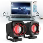 2pcs Home Desk Speakers Desktop Speakers Gaming Speakers