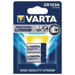 Varta Professional CR123A batteri (2st)