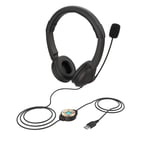 Elikliv Computer Headset with Microphone,USB Headset, Telephone Headset, Customer Service Headset, Headset, Gaming Headset,Computer Headset, Learning Headset