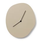 ferm LIVING Melt wall clock 28x33 cm Cashmere