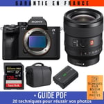 Sony A7S III + FE 24mm F1.4 GM + SanDisk 128GB Extreme PRO UHS-II SDXC 300 MB/s + NP-FZ100 + Sac + Guide PDF ""20 TECHNIQUES POUR RÉUSSIR VOS PHOTOS