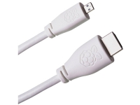 Raspberry Pi® SC0051 HDMI-kabel Raspberry Pi [1x HDMI-kontakt - 1x HDMI-kontakt C mini] 1,00 m Vit