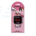 HELLO KITTY Digitalt armbandsur med LED-lampa och silikonarmband