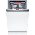 Bosch SPV4EMX25G Series 4, Fully-integrated dishwasher, 45 cm