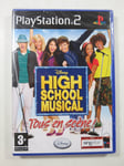 DISNEY HIGH SCHOOL MUSICAL TOUS EN SCENE! SONY PLAYSTATION 2 (PS2) PAL-FR (NEUF 