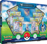 Pokémon TCG : GO Special Collection – Team Mystic (1 Carte, 1 Broche Deluxe et 6 boosters Packs)