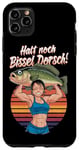 Coque pour iPhone 11 Pro Max Lustiges Halt Noch Bissel Dorsch Fitness Workout Motiv