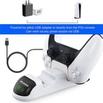 DOBE PS5 Controller DUAL Fast Charging Dock - LED USB Charger Station Stand