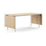 House of Finn Juhl Nyhavn Dining Table matbord med klaffar Ljus ek-ljusblå ben