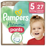 Couches Culottes Bébés Harmonie Pants 12 -17 Kg Taille 5 Pampers - Le Pack De 27 Couches Culottes