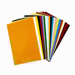 Hobbyfilt Mixade färger 20x30 cm 1,5 mm 180-200 g 24-pack