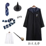 Harry Potter 7-pack Cosplay Set för Vuxna och Barn Halloween Julklapp Barn 155 Children 155 Ravenclaw