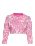 G Fi Aop Swt Sport T-shirts Sports Tops Pink Adidas Sportswear