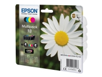 Epson 18 Multipack - 4-pack - 15.1 ml - svart, gul, cyan, magenta - original - blekkpatron - for Expression Home XP-212, 215, 225, 312, 315, 322, 325, 412, 415, 422, 425