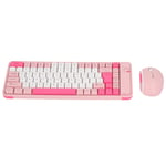 (Pink)Gaming Keyboard And Mouse Combo 84 Keys And Mouse Combo Compact Keyboard