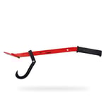 GREENSTAR - Levier Abattage Avec Griffe Tournebille - Accessoire de Bûcheronnage - Ø25 cm - Longueur 80 cm - Poids 2,4 kg - Poignée Liège