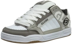 Globe Tilt Chaussures de Skateboard pour Homme, Blanc/Gris (White Grey TPR 11728), 46 EU